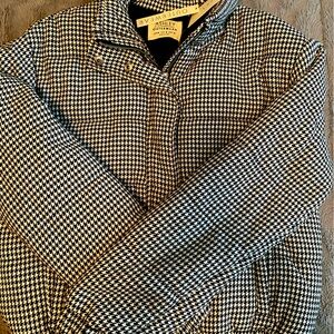 *Brand new with tags* Ashley’s Outerwear black and white houndtooth jacket